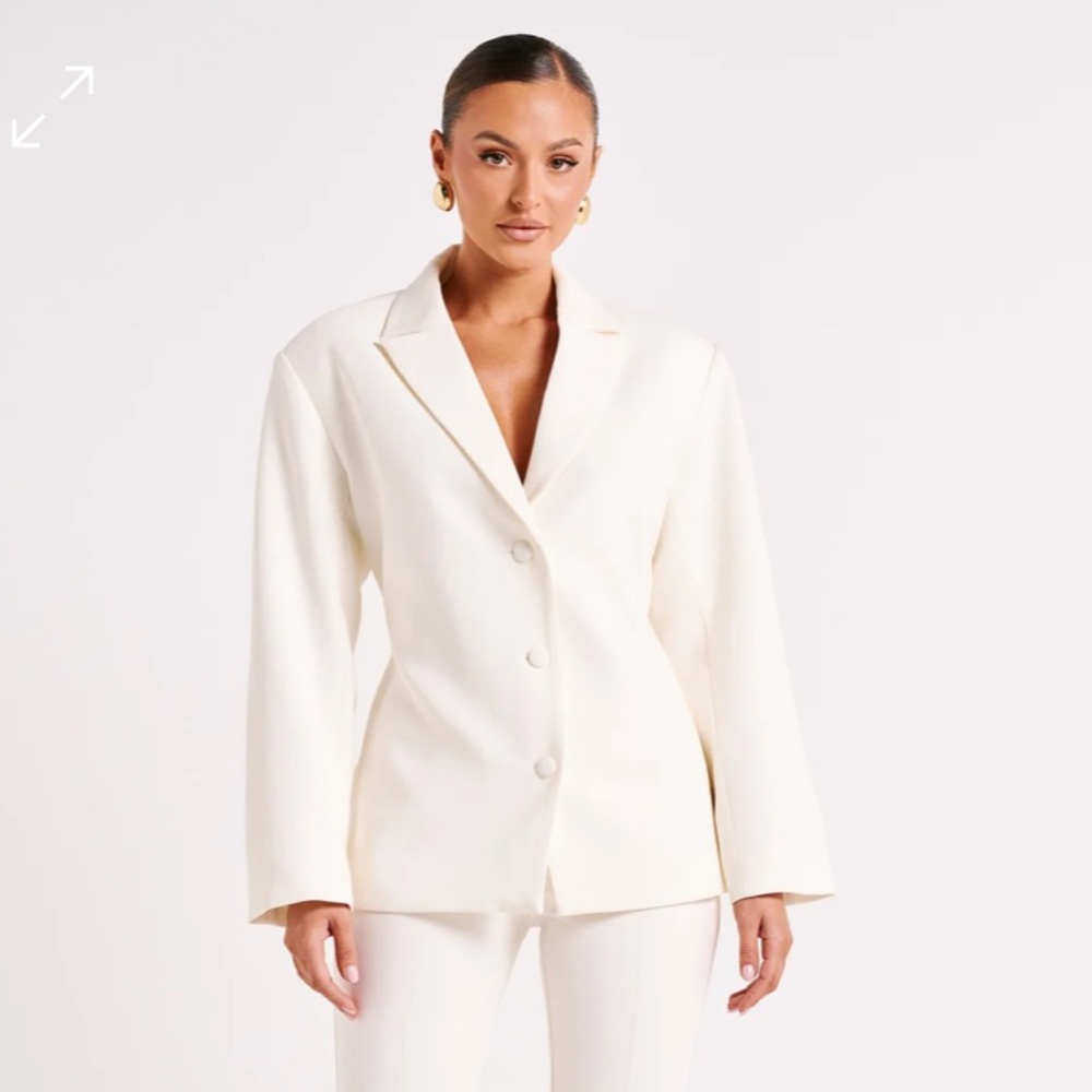 Meshki White Blazer Suit — BRAND NEW, NEVER WORN